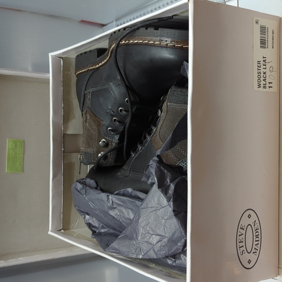 Steve Madden Shoes Bnib Steve Madden Mens Hiking Wooster Black Leet